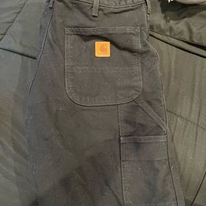 Mens Carhartt lined black jeans